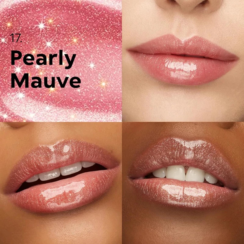 glass lip trend with glossy lips